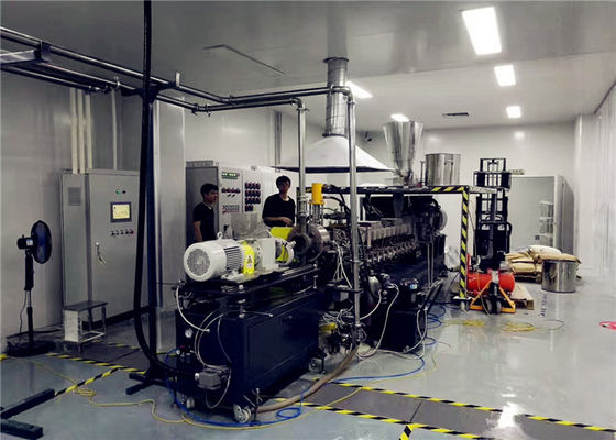 Chiny Wytłaczarka z podwójnym ślimakiem o dużej prędkości, maszyna do produkcji masterbatch dostawca